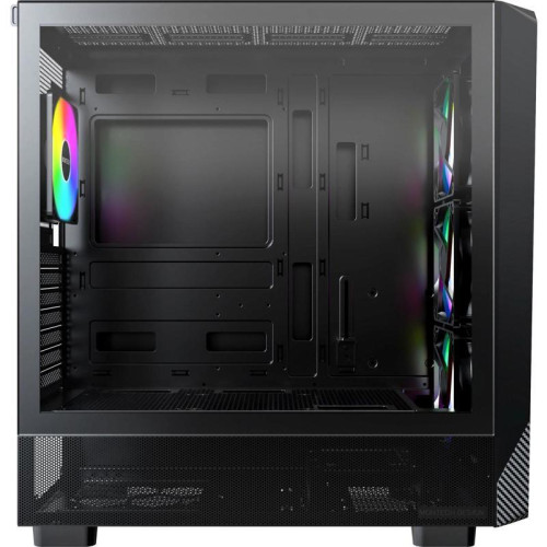 Корпус Montech X5 черный без БП ATX 4x120mm 1xUSB2.0 1xUSB3.0 audio bott PSU