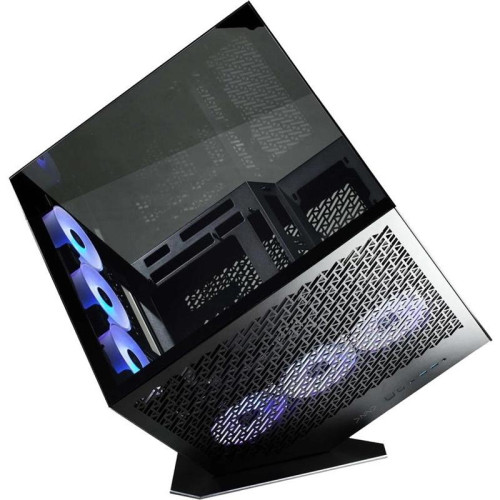 Корпус Azza CUBE PLUS черный без БП ATX 6x120mm 2xUSB3.0 audio bott PSU