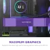 Корпус без блока питания/ Case NZXT H9 Flow RGB+ (2025), Midi-Tower, TG, 6x140mm RGB + 1x120mm RGB, 2xUSB-A 3.2 + 1xUSB-C 3.2, E-ATX, ATX, mATX, mITX Black