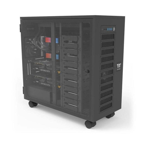 Корпус Thermaltake AX700 Glass черный без БП XL-ATX 18x120mm 18x140mm 2x200mm 4xUSB3.0 audio bott PSU