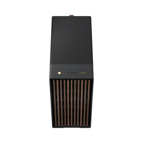 Корпус без блока питания/ Case Fractal Design North XL, Full-Tower, 3x140mm, 2xUSB-A 3.0 + 1xUSB 3.2 Type-C E-ATX, ATX, mATX, mITX Wood panel Charcoal Black