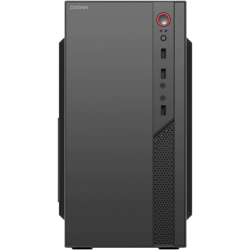 Корпус Digma DCC-MN306 черный без БП mATX 1x80mm 1x92mm 2x120mm 2xUSB2.0 1xUSB3.0 audio