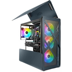Корпус Azza Cast черный ATX 3x120mm 2x140mm 2xUSB3.0 audio bott PSU [CSAZ-808BM CAST]