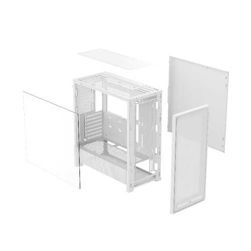 Корпус ПК без блока питания/ Case Ocypus Delta C70 WH, Midi-Tower, TG, no fans, 2xUSB-A 3.0 + 1xUSB-C 3.1, E-ATX, ATX, mATX, mITX White Корпус ПК без блока питания/ Case Ocypus Delta C70 WH, Midi-Tower, TG, no fans, 2xUSB-A 3.0 + 1xUSB-C 3.1, E-ATX, ATX, mATX, mITX White
