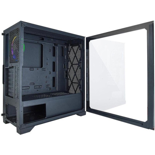 Корпус Azza Hive черный ATX 8x120mm 5x140mm 2xUSB2.0 1xUSB3.0 audio bott PSU [CSAZ-450 HIVE]