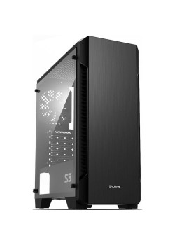 Корпус Zalman S3 черный ATX 7x120mm 2xUSB2.0 1xUSB3.0 audio bott PSU [S3 BLACK]