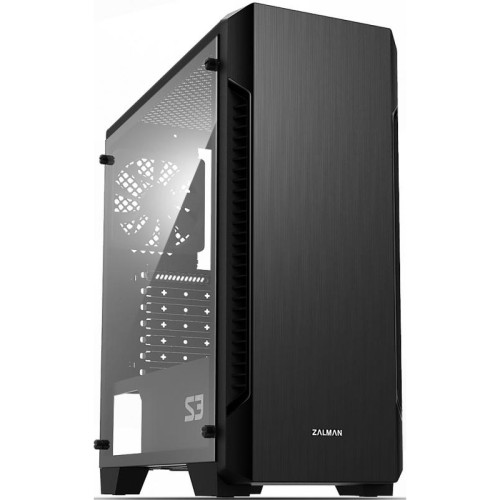 Корпус Zalman S3 черный ATX 7x120mm 2xUSB2.0 1xUSB3.0 audio bott PSU [S3 BLACK]