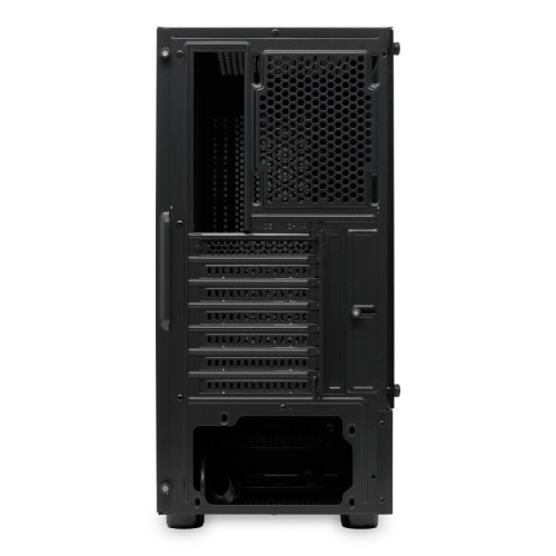 Корпус без блока питания/ Case HSPD M540, Mesh Mid Tower, Black, TG, 0.45 SPCC, no fans, ATX, mATX, mITX, 160/300/150mm, 2x2.5
