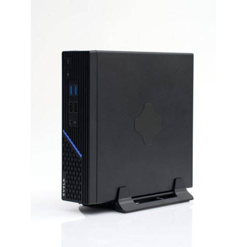 Корпус EVELK с блоком питания 120Вт/ Case Foxline EV-109-AD120 mITX, w/ ext.PSU 120W, DC-converter, w/2хUSB2.0+2хUSB3.0, 1x40mmFan, black, VESA, w/pwr cord, logo EVELK