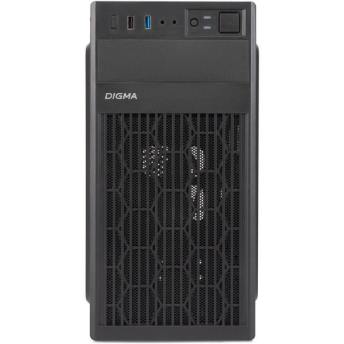 Корпус Digma DCC-MN302 черный mATX 1x80mm 2x120mm 1xUSB2.0 1xUSB3.0 audio [DCC-MN302]