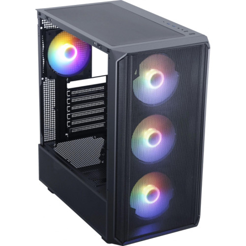 Корпус Accord 3602 черный ATX 8x120mm 6x140mm 3x200mm 2xUSB3.0 audio bott PSU [ACC-3602]
