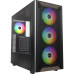Корпус Montech XR Wood черный без БП ATX 3x120mm 2xUSB3.0 audio bott PSU