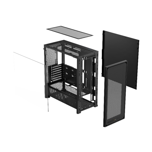 Корпус ПК без блока питания/ Case Ocypus Delta C70 BK, Midi-Tower, TG, no fans, 2xUSB-A 3.0 + 1xUSB-C 3.1, E-ATX, ATX, mATX, mITX Black Корпус ПК без блока питания/ Case Ocypus Delta C70 BK, Midi-Tower, TG, no fans, 2xUSB-A 3.0 + 1xUSB-C 3.1, E-ATX, ATX, mATX, mITX Black