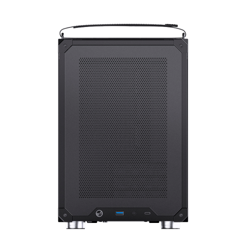 Корпус без блока питания/ Jonsbo C6 MAX black, Mini-Tower, no fans, mATX, mITX ,  1xType-C(20PIN), 1xUSB3.0, 1xAUDIO, 1xMIC, with handle