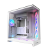 Корпус без блока питания/ Case NZXT H9 Flow RGB+ (2025), Midi-Tower, TG, 6x140mm RGB + 1x120mm RGB, 2xUSB-A 3.2 + 1xUSB-C 3.2, E-ATX, ATX, mATX, mITX White