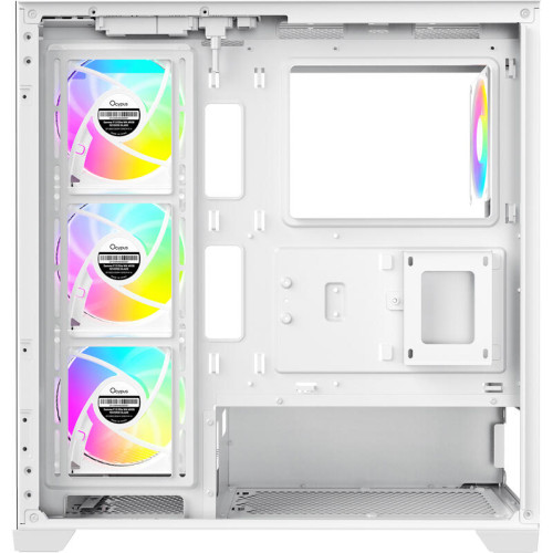 Корпус ПК без блока питания/ Case Ocypus Gamma C72 WH ARGB, Midi-Tower, TG, 4x120mm ARGB, 2xUSB-A 2.0 + 1xUSB-A 3.0, ATX, mATX, mITX White Корпус ПК без блока питания/ Case Ocypus Gamma C72 WH ARGB, Midi-Tower, TG, 4x120mm ARGB, 2xUSB-A 2.0 + 1xUSB-A 3.0, ATX, mATX, mITX White