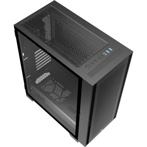 Корпус Montech Air 1000 Lite черный ATX 1x120mm 3x140mm 1xUSB2.0 2xUSB3.0 audio bott PSU [AIR 1000 LITE BLACK]