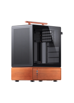 Корпус без блока питания/ Case JONSBO T7, Mini-Tower, TG, no fan, 1xUSB-A 3.0 + 1xUSB-C 3.2, mATX, mITX Black