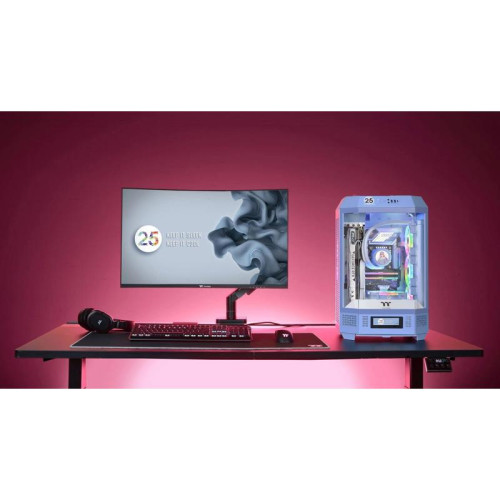 Корпус Thermaltake The Tower 300 Hydrangea голубой mATX 8x120mm 6x140mm 2xUSB3.0 audio bott PSU [CA-1Y4-00SFWN-00]