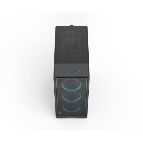 Корпус ПК без блока питания/ Case Fractal Design Epoch TG RGB Light Tint, Midi-Tower, 3x120mm ARGB, 2xUSB-A 3.2 + 1xUSB 3.2 Type-C ATX, mATX, mITX, Black