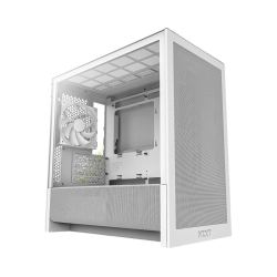 Корпус без блока питания/ Case NZXT H3 Flow (2025), Midi-Tower, TG, 1x120mm, 1xUSB-A 3.2 + 1xUSB-C 3.2, mATX, mITX White