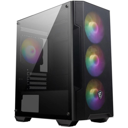 Корпус MSI MAG Forge M100A черный mATX 2x120mm 2xUSB2.0 1xUSB3.0 audio bott PSU [306-7G20A21-809]