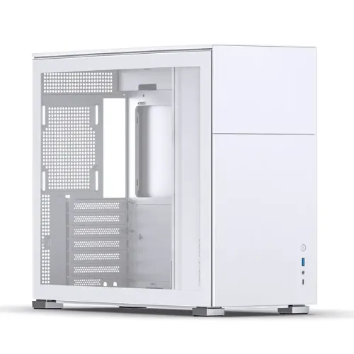 Корпус без блока питания/ Case JONSBO D41 STD, Midi-Tower, TG, no fan, 1xUSB-A 3.2 + 1xUSB-C 3.2, ATX, mATX White