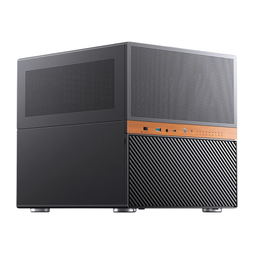 Корпус без блока питания/ Case JONSBO N6, Mini-Tower, 2x120mm, 1xUSB-A 3.0 + 1xUSB-C 3.2, mATX, mITX Black