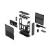 Корпус без блока питания/ Case Fractal Design Ridge, 2x140mm, 2xUSB-A 3.2 + 1xUSB 3.2 Type-C, SFX PSU Support, mITX Black