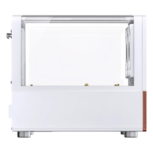 Корпус без блока питания/ Case JONSBO V12, Mini-Tower, TG, 2x120mm, 1xUSB-A 3.0 + 1xUSB-C 3.2, mATX, mITX White