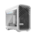 Корпус ПК без блока питания/ Case Fractal Design Torrent Nano TG Clear Tint, Mini-Tower, 1x180mm, 2xUSB-A 3.0 + 1xUSB 3.2 Type-C, mDTX, mITX White