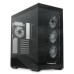 Корпус без блока питания/ Case HSPD F711, Panoramic Full Tower, Black, TG, 0.7 SPCC, 4x120mm ARGB (FN027) ATX, mATX, mITX 190/420/280mm 2x2.5