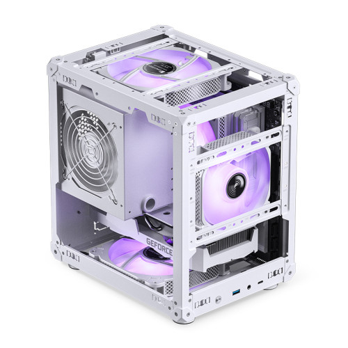 Корпус без блока питания/ Корпус JONSBO C6 White MATX без БП, mini-ITX, micro-ATX, белый