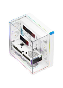 Корпус без блока питания/ Case Thermalright A70 Vision, Midi-Tower, TG, LCD, ARGB, no fans, 2xUSB-A 3.0, 1xUSB Type-C, ATX, mATX, mITX White
