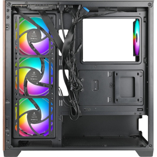 Корпус Azza Neptune черный ATX 5x120mm 2x140mm 2xUSB2.0 1xUSB3.0 audio bott PSU [NEPTUNE CSAZ-491]