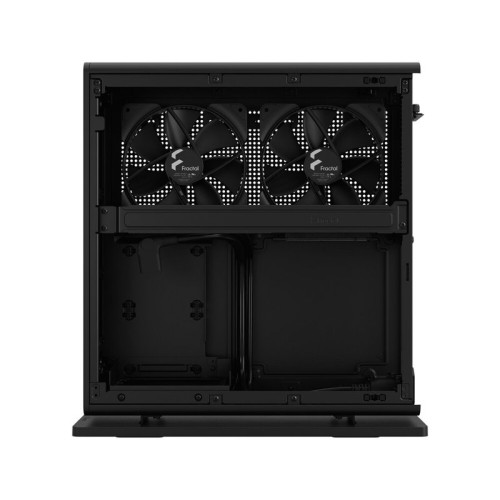 Корпус без блока питания/ Case Fractal Design Ridge, 2x140mm, 2xUSB-A 3.2 + 1xUSB 3.2 Type-C, SFX PSU Support, mITX Black