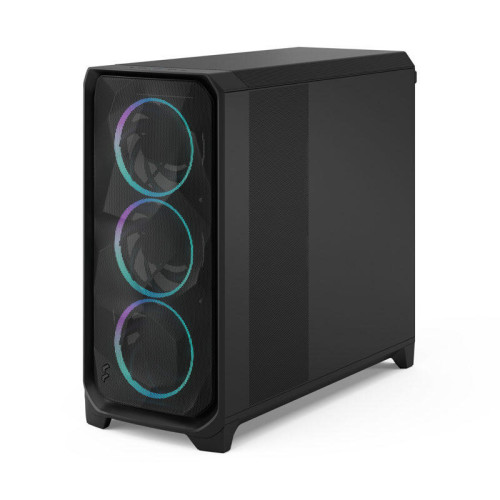 Корпус ПК без блока питания/ Case Fractal Design Meshify 3 XL RGB TG Light Tint, Full-Tower, 3x140mm ARGB, 2xUSB-A 3.2 + 1xUSB 3.2 Type-C SSI-EEB, SSI-CEB, E-ATX, ATX, mATX, mITX, Black