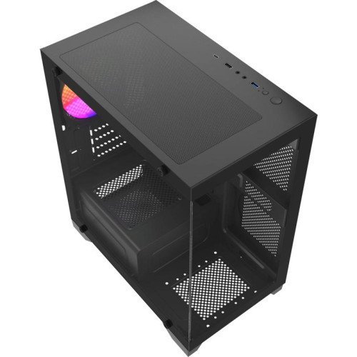 Корпус Accord ACC-350-02B черный без БП mATX 7x120mm 1xUSB2.0 1xUSB3.0 audio bott PSU