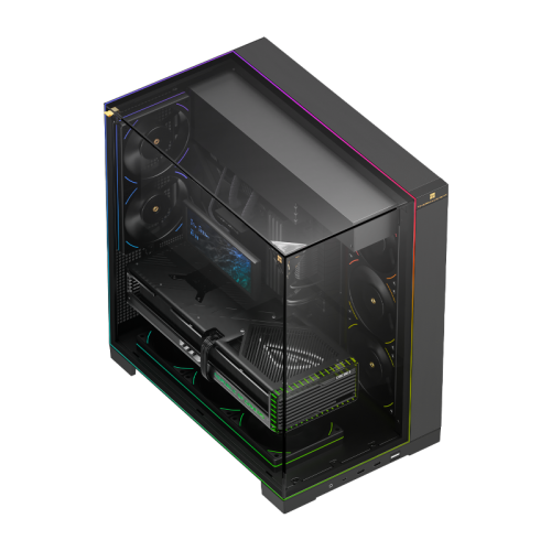 Корпус без блока питания/ Case Thermalright A70 FAN5-C, Midi-Tower, TG, 5x120mm ARGB, 2xUSB-A 3.0, 1xUSB Type-C, ATX, mATX, mITX Black