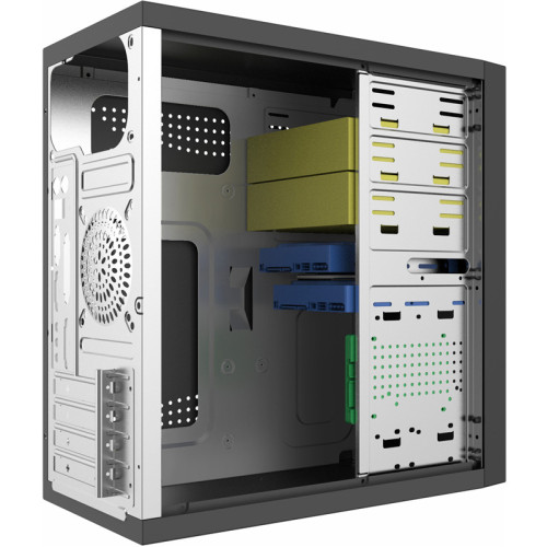 Корпус с блоком питания 450Вт./ Сase Forza mATX, 450W, 2xUSB2.0, Black, w/o FAN, 12 cm fan PSU, power cord Корпус с блоком питания 450Вт./ Сase Forza mATX, 450W, 2xUSB2.0, Black, w/o FAN, 12 cm fan PSU, power cord