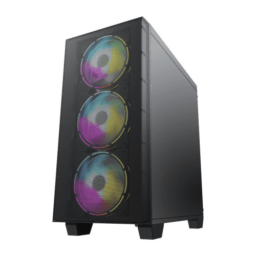 Компьютерный корпус, без блока питания mATX/ Gamemax Aero Mini mATX case, black, w/o PSU, w/1xUSB3.0+1xUSB2.0, w/3x12cm ARGB front fans GMX-12-Rainbow-D), w/1x12cm ARGB rear fan (GMX-12-Rainbow-D) Компьютерный корпус, без блока питания mATX/ Gamemax Aero Mini mATX case, black, w/o PSU, w/1xUSB3.0+1xUSB2.0, w/3x12cm ARGB front fans GMX-12-Rainbow-D), w/1x12cm ARGB rear fan (GMX-12-Rainbow-D)