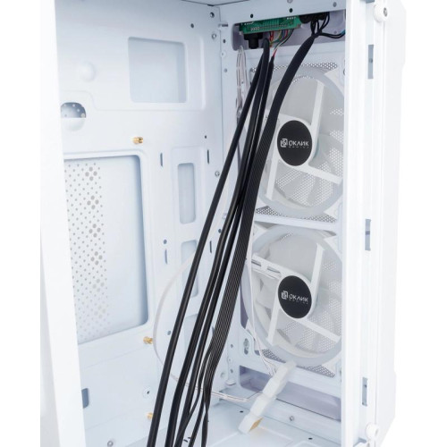 Корпус Oklick OCC-MN302F белый mATX 1xUSB2.0 1xUSB3.0 audio [OCC-MN302F]