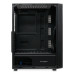 Корпус без блока питания/ Case HSPD M530, Mesh Mid Tower, Black, TG, 0.4 SPCC, no fans ATX, mATX, mITX 155/290/200mm 2x2.5