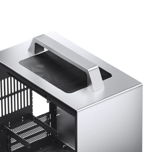 Корпус без блока питания/ Case JONSBO T8 PLUS, Mini-Tower, TG, 1x140mm, 1xUSB-A 3.2 + 1xUSB-C 3.2, mITX Silver
