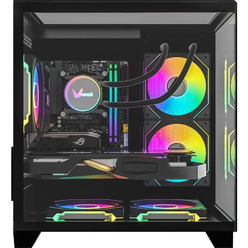 Корпус Formula Crystal Z9M черный mATX 5x120mm 1xUSB3.0 audio bott PSU [CRYSTAL Z9M B]