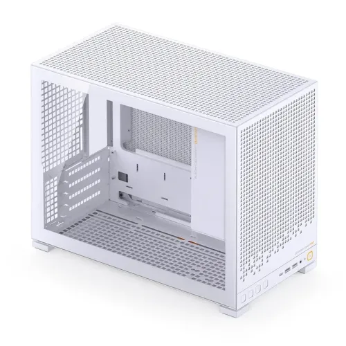Корпус без блока питания/ Case JONSBO D32 PRO, Mini-Tower, TG, no fan, 2xUSB-A 3.2 + 1xUSB-C 3.2, mATX, mDTX, mITX White