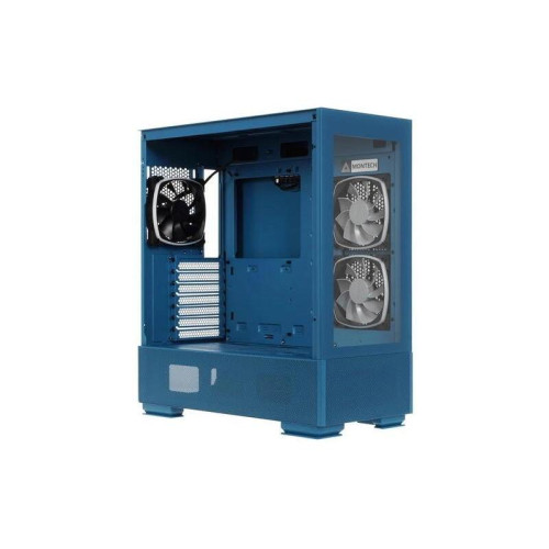 Корпус Montech Sky Two Morocco голубой ATX 3x140mm 2xUSB3.0 audio bott PSU [SKY TWO MOROCCO]