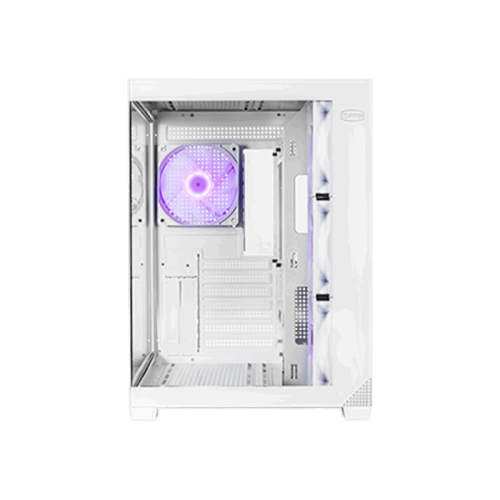 Корпус без блока питания/ Case PCCooler C3T700 ARGB WH, Midi-Tower, TG, 4x120mm ARGB, 1xUSB-A 3.0 + 1xUSB-A 2.0 + 1xUSB-C, ATX, mATX, mITX White