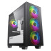 Компьютерный корпус, без блока питания mATX/ Gamemax Aero Mini mATX case, black, w/o PSU, w/1xUSB3.0+1xUSB2.0, w/3x12cm ARGB front fans GMX-12-Rainbow-D), w/1x12cm ARGB rear fan (GMX-12-Rainbow-D) Компьютерный корпус, без блока питания mATX/ Gamemax Aero Mini mATX case, black, w/o PSU, w/1xUSB3.0+1xUSB2.0, w/3x12cm ARGB front fans GMX-12-Rainbow-D), w/1x12cm ARGB rear fan (GMX-12-Rainbow-D)