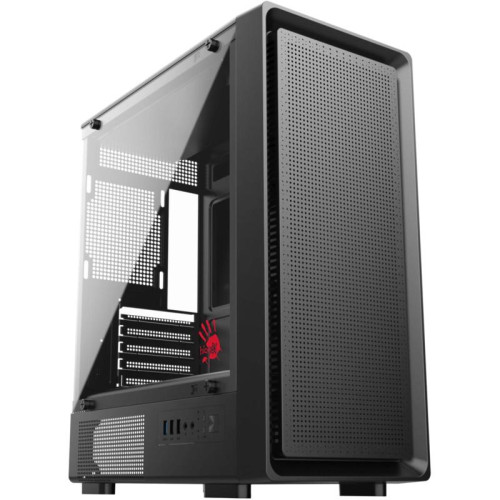 Корпус Bloody BD-CC118 черный без БП mATX 8x120mm 2xUSB2.0 1xUSB3.0 audio bott PSU